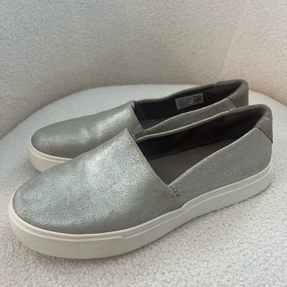Toms Metallic Silver Women's Sneakers